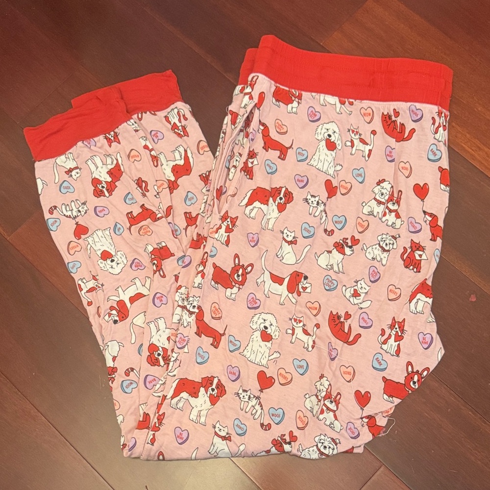 Little Sleepies Red and Pink Womens Pajama Bottoms
